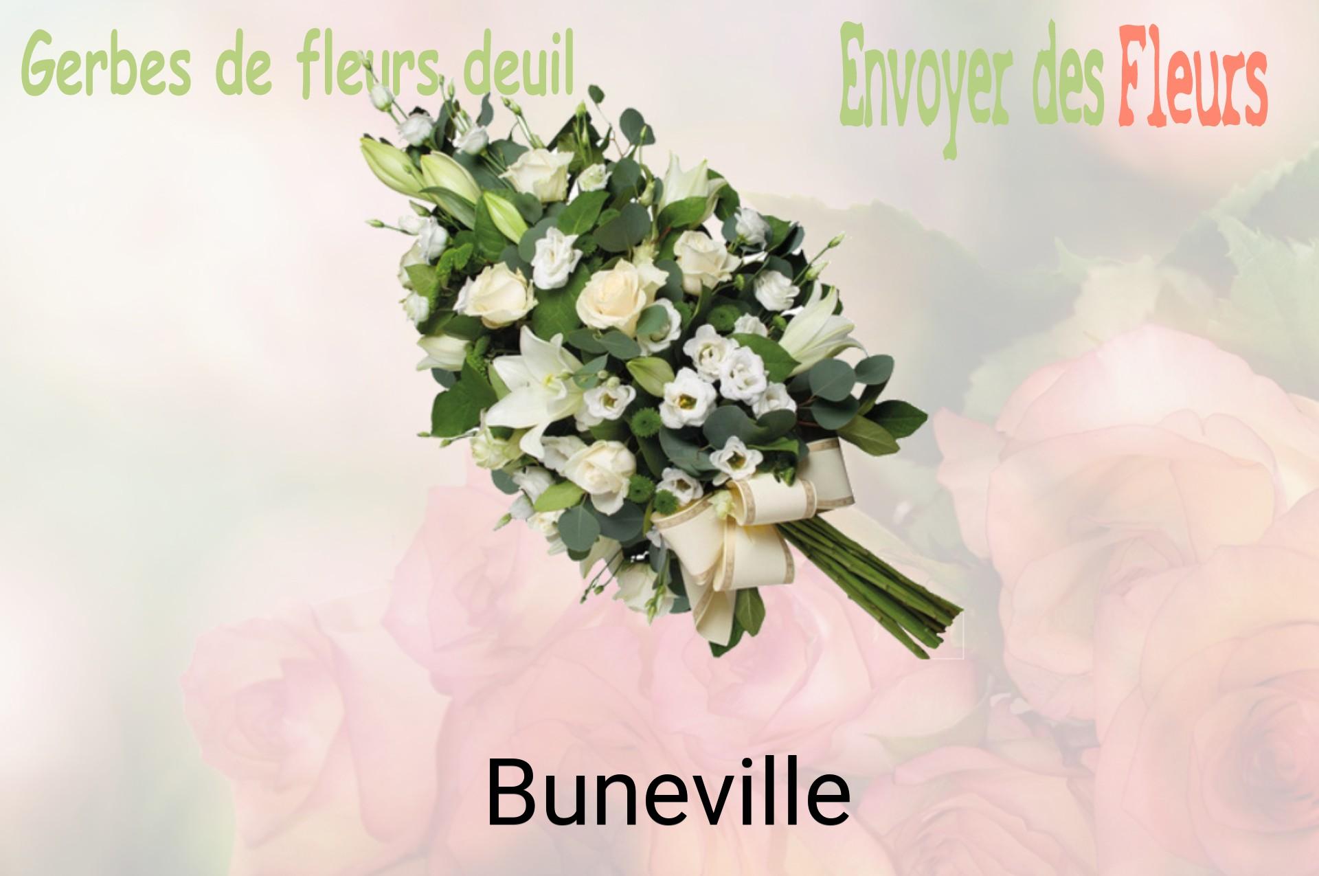 Gerbe de fleurs de deuil livrée à Buneville